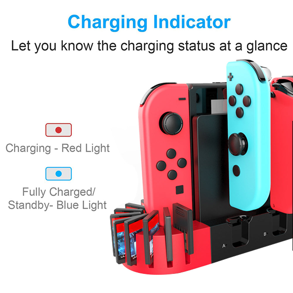 IPEGA PG-SW071 Console Holder Charging Stand Base with LED Indicator for Nintendo Switch Joy-Con IPEGA PG-SW071 Console Holder Charging Stand Base with LED Indicator for Nintendo Switch Joy-Con